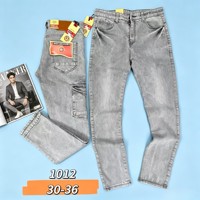 Jean Cargo Homme Stretch Slim Fit GZL031 à Taille Élastique, Pantalon en Denim Multi-Poches, Style Streetwear et Motard – 6,85 Dollars