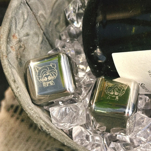 Logo personnalisé glaçons en acier inoxydable 304 glaçons en métal de qualité alimentaire tartre <span class=keywords><strong>congelé</strong></span> pierres à whisky de vente chaude - Product Image 6