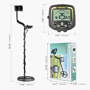 المهنية تحت الأرض الذهب للكشف عن المعادن TX-850 أفضل للكشف عن المعادن للذهب الكنز مكتشف مع 11 ''و 15'' البحث