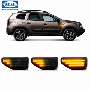 2x Feux clignotants dynamiques séquentiels à <span class=keywords><strong>LED</strong></span> pour <span class=keywords><strong>Dacia</strong></span> Logan II 2012- <span class=keywords><strong>Sandero</strong></span> II 2012- Duster 2018- - Product Image 1