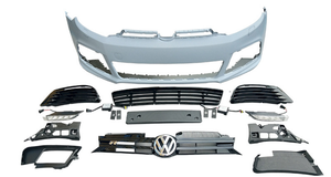 Conjunto de Para-choque Dianteiro para Modelos <span class=keywords><strong>Golf</strong></span> 6 de 2010 a 2013, Atualização e Modificação para Golf6R20, Número da Peça 5K0807221AD. - Product Image 2