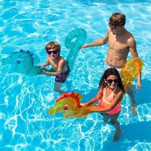 Galleggiante Gonfiabile a Forma di Cavalluccio Marino in PVC per Bambini, per Feste Estive in <span class=keywords><strong>Piscina</strong></span> - Product Image 6