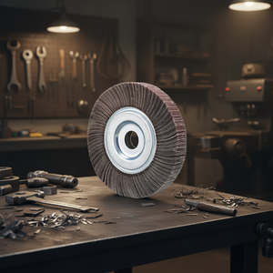 Disco de Lijado Fervi de Óxido de Aluminio con Orificio de 115 mm para Acabado de Metales - Product Image 3