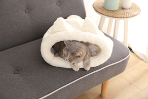 Single home warm soft plush Pp cotton Filler's satyr so pets tunnel Dog's bed - Product Image 4