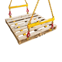 Cage de levage robuste en acier pour IBC avec accessoires de levage pour chariots élévateurs et grues, idéale pour les usines de fabrication