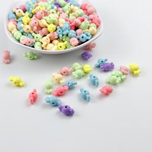 เครื่องประดับแฟชั่นลูกปัดสร้อยคอลูกปัดอะคริลิคพลาสติกแบบรูตรงขนาด8.7*16.3มม. ลูกปัดทรงหกเหลี่ยมฟรีลูกปัด - Product Image 3