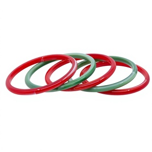 Wholesale Fashion <b>Bracelet</b> <b>Bangle</b> Multi-Color Design Stylish Elastic Tube Bead Resin Acrylic Candy Colors for Men and Women - Product Image 4