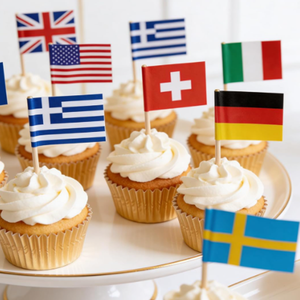 Banderas Decorativas Personalizadas con Logotipo para Fiestas de Cumpleaños, Palillos para Pastel, Decoración para Comida, Cócteles, Sándwiches y <span class=keywords><strong>Hamburguesas</strong></span> - Product Image 2