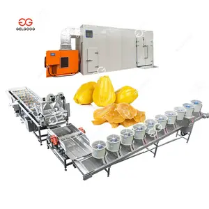 Automatic Tunnel Cassava Slice Drying Line Dry Fruit Processing Plant Jackfruit Dried Fruit Processing Machine