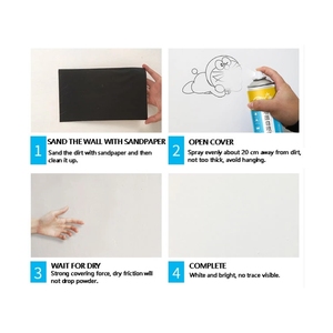 <span class=keywords><strong>Peinture</strong></span> en aérosol <span class=keywords><strong>blanche</strong></span> pour murs <span class=keywords><strong>de</strong></span> maison, utilisée pour couvrir les taches - Product Image 4