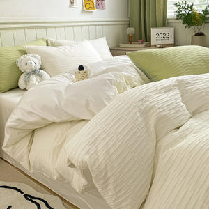 Комплект из 4 предметов, хлопчатобумажные простыни из чистого хлопка - Product Image 1