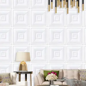Papel de parede 3d para parede de tijolo, papel de parede 3d adesivo de espuma para decoração de casa