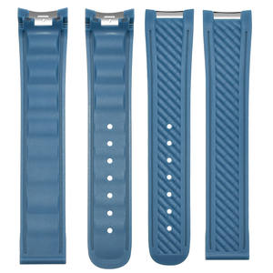 <span class=keywords><strong>Bracelet</strong></span> incurvé en TPU de luxe pour <span class=keywords><strong>bracelet</strong></span> en caoutchouc Aqua Terra 20 mm vert noir bleu blanc cadran de remplacement - Product Image 5