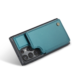 Étui portefeuille de style affaires couverture arrière pour <span class=keywords><strong>Samsung</strong></span> <span class=keywords><strong>Galaxy</strong></span> S20/S21/S21FE/S22/S23/S23FE/S24/S25 Ultra - Product Image 4
