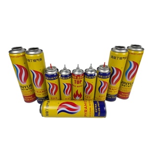 Bán buôn an toàn biểu tượng tùy chỉnh công suất lớn cắm trại butan nhẹ hơn gas Refill - Product Image 2