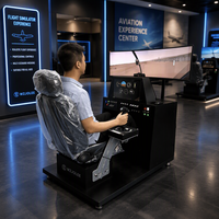 Simulateur de pilotage d'avion à basse altitude de niveau scientifique populaire