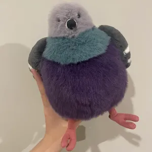 Peluche de Paloma Gorda de 23 cm, Juguete de Peluche de Dibujos Animados, Muñeco de Pájaro Esponjoso con Relleno de Algodón PP, Regalo de Navidad, Adorno para Mascotas - Product Image 3