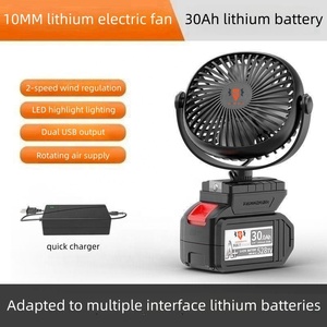 Ventilateur portable rechargeable sans fil NEOBRISKEN pour le camping et la pêche en extérieur, souffleurs mobiles au lithium N497 pour le camping et la pêche en extérieur - Product Image 6