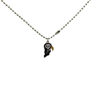 Collier à breloques Série Halloween, Pendentif fait main mignon dessin animé Citrouille et Lune, Décoration suspendue B-3978 - Product Image 1