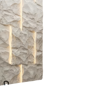 Panneau mural intérieur en <span class=keywords><strong>pierre</strong></span> artificielle massif écologique 600x1200mm, découpe sur mesure pour projets résidentiels et hôteliers - Product Image 1