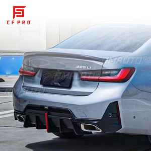 G20 G28 Car Rear Bumper Lip Diffuser Spoiler With LED Light for BMW 3 Series G20 2023+G28 Lci Car Accessories - Product Image 2