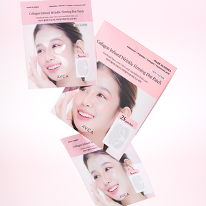 Parches Faciales Antienvejecimiento de Hidrogel Reafirmante de Arrugas con Colágeno Coreano AVCA, Complejo de Péptidos de Ácido Hialurónico, 25 Unidades para Ojos/Forehead/Sonrisa - Product Image 3