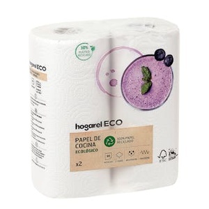 Rotolo da Cucina Ecologico per Uso Domestico, Confezione da 2 - Product Image 1