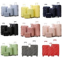Ensembles promotionnels de bagages de voyage de haute qualité, sélectionnés, avec logo personnalisé et roulettes, ensemble de valises en PP