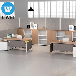 โต๊ะทำงานปรับระดับความสูงได้ รุ่นอุตสาหกรรม ทำจากไม้และโลหะ ยี่ห้อ LIWEI สำหรับใช้งานที่บ้านและสำนักงาน ทันสมัย แข็งแรง ทนทาน - Product Image 1