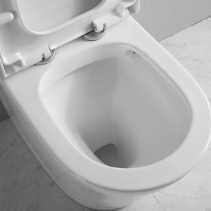 Ensemble de toilettes de style hôtel européen, sanitaires, hauteur confort, montage au sol, sans bride, siphon en P, double <span class=keywords><strong>chasse</strong></span> <span class=keywords><strong>d</strong></span>'<span class=keywords><strong>eau</strong></span>, WC <span class=keywords><strong>mural</strong></span> - Product Image 6