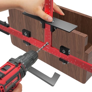 Công nghiệp cấp tủ phần cứng Jig với mở rộng cai trị có thể điều chỉnh khoan hướng dẫn cho nhanh chóng ngăn kéo định tâm cài đặt cửa - Product Image 6