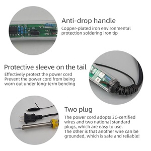 Nhà dụng cụ cầm tay di động extermal sưởi ấm chính xác hàn công cụ hàn sắt 60W cho bảng mạch hàn và sửa chữa - Product Image 6
