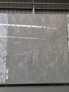 China Big Colors Marble Look Finished Porcelain Slab For Floor And Wall Tile