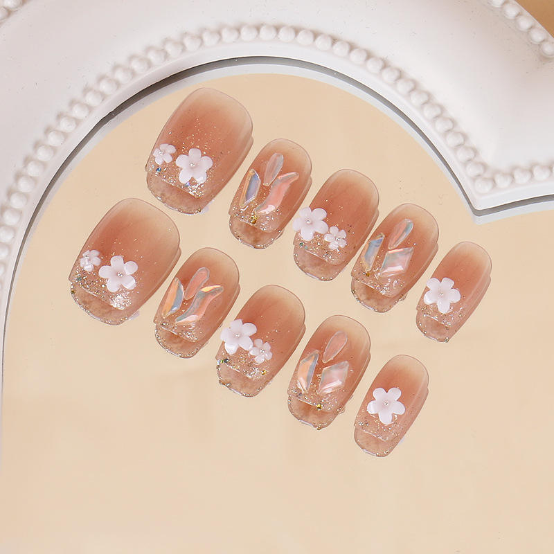 เล็บทำมือ1366กล่องขนาด10ชิ้น