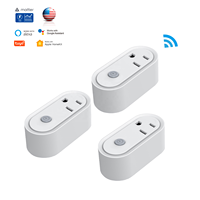 Prise intelligente de qualité supérieure avec verrouillage enfant, prise murale US, Wi-Fi et commande vocale pour maisons intelligentes