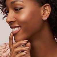 Anneau de nez clicker double anneau en acier inoxydable 316L, boucle d'oreille hélix pour cartilage, style classique, minimaliste européen, pour mariage et fiançailles