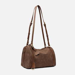 Bolso de Hombro de Alta Calidad 2026, Bolso Boston Retro de Gran Capacidad, Bolso de Mujer de Gamuza - Product Image 5