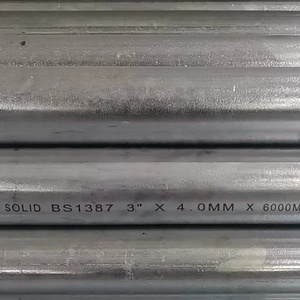 Tubo de Acero Galvanizado por Inmersión en Caliente, Estándar EN, Tubo Redondo de Carbono para Estructuras de Construcción con Servicio de Soldadura - Product Image 3