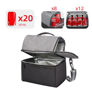 Wholesale Custom Logo Double Layer Leakproof Picnic Outdoor <b>Camping</b> Food Beverage <b>Storage</b> Bag Thermal Soft Cooler Bag - Product Image 1