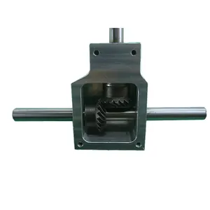 Factory Price 90 degree helical bevel gearbox small reduction ratio 1: 1 output shaft 8mm shaft 10m