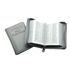 Most Popular Personalized Handmade Bible Book Covers PU Leather Bible Covers