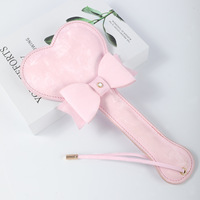 BDSM Spanking SP Female Slave Bow Diamond Hand Clapper Training Tool Punishment Ruler Adult Sex Toy Erotic Leather Racket
