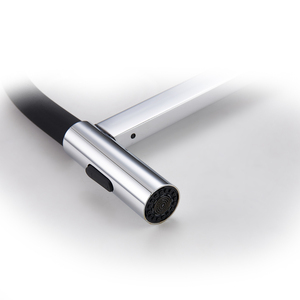 <span class=keywords><strong>Grifo</strong></span> de <span class=keywords><strong>Cocina</strong></span> Moderno de Latón Cromado Extraíble con Rotación 360° Termostático de Montaje en Cubierta Monomando para Fregadero con Rociador de Resorte - Product Image 4