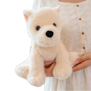 Hailiwei cinese cucciolo di peluche cane bambola ragazzi ragazze giocattolo di pacificazione con riempimento di cotone PP perfetto regalo di accompagnamento di compleanno - Product Image 1