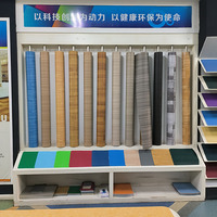 Rouleau de revêtement de sol en vinyle PVC commercial personnalisé 1.6mm 2.0mm nouveau style pour un entretien intérieur pratique-pour bureau cuisine école