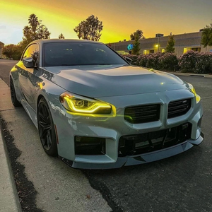 Sarı melek göz için 2022 2023 2024 BM-W 2 serisi G42 G87 M240i 230i M2 M2 LCI LED mavi gündüz çalışan işık modülü - Product Image 3