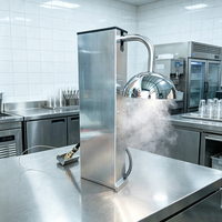 Refroidisseur de verres en acier inoxydable, congélateur instantané au CO2, congélateur de verres pour bar commercial, bière, cocktails, 12L, 100W, 220V