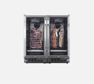 NOUVEAU! Réfrigérateur commercial de maturation à sec avec contrôle d'humidité intégré, 2 portes et 2 étagères - Réfrigérateur de maturation de viande - Product Image 4