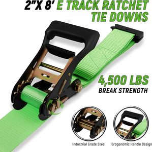 Cường độ cao Ratchet Tie xuống dây đai với đôi J móc | tải nặng lashing thắt lưng cho Giao thông vận tải và lưu trữ - Product Image 2