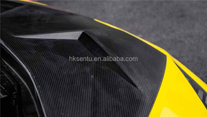 ชุดแต่งตัวถัง Huracan รุ่นใหม่ สไตล์ AE ฝาครอบห้องเครื่องยนต์คาร์บอนไฟเบอร์แบบยึดด้วยสกรู - Product Image 6